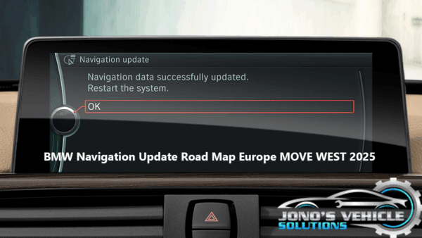 BMW Navigation Update Road Map Europe MOVE WEST 2025