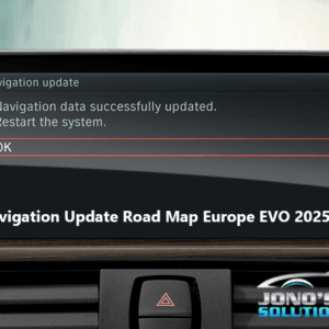 BMW Navigation Update Road Map Europe EVO 2025 ID5/ID6