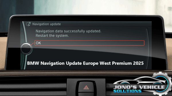 BMW Navigation Update Europe West Premium 2025